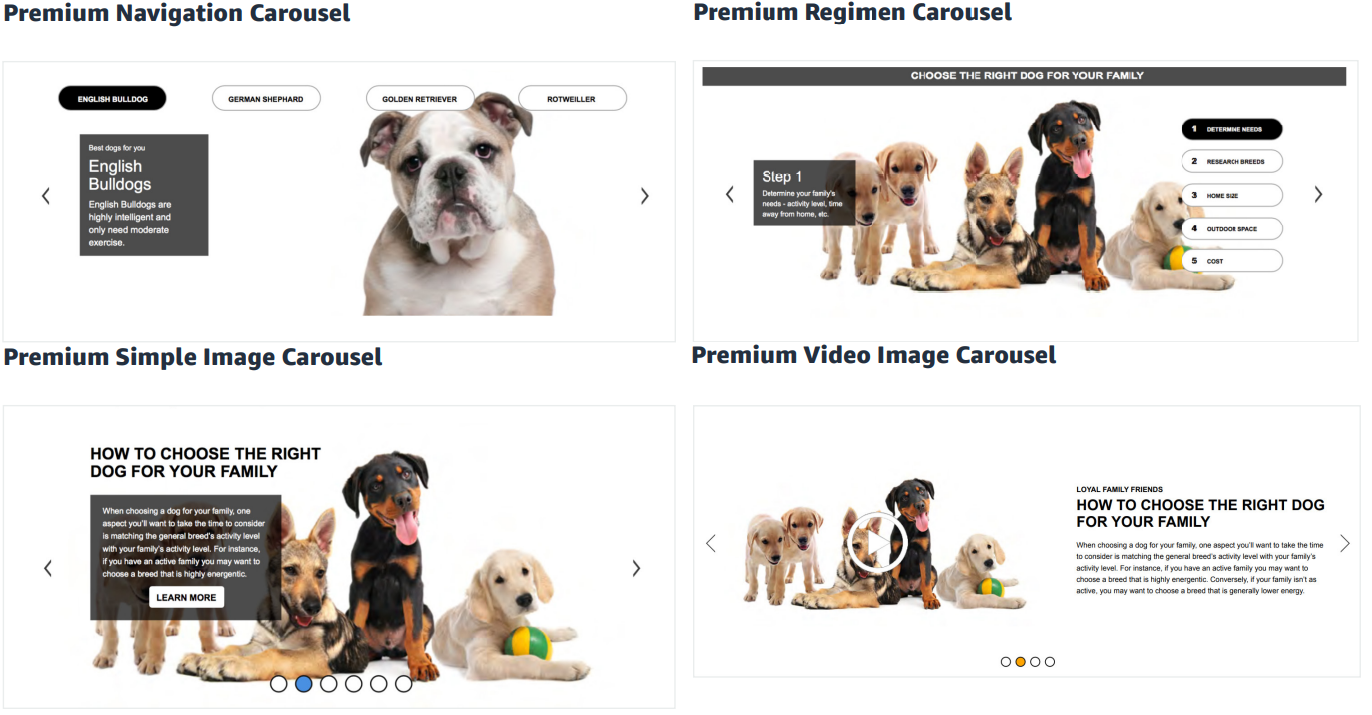 4 esempi di caroselli premium + di amazon